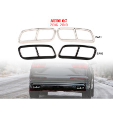 Двойни метални стикери за накрайници AUDI Q7 - EA01/EA02